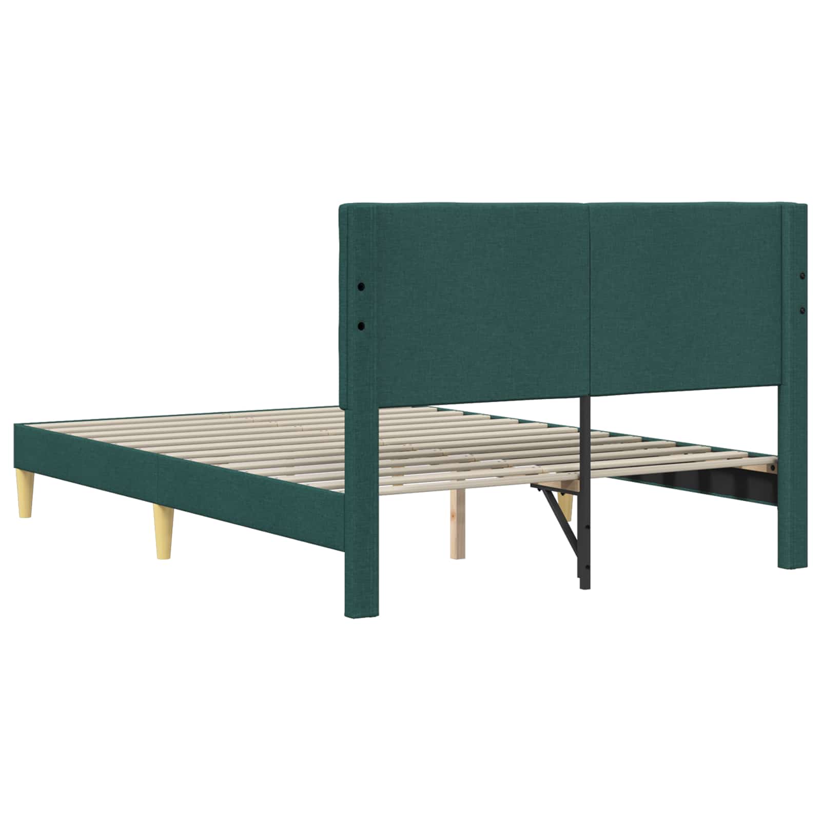 Struttura del letto Verde Scuro 120 x 200 cm Tessuto | homemem39