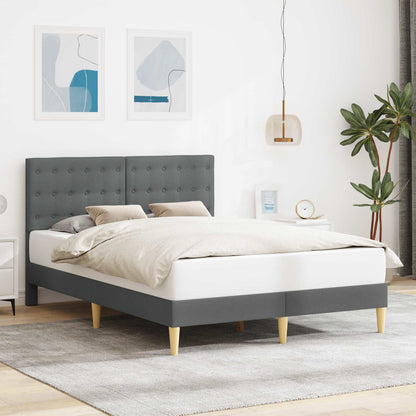Struttura del letto Grigio Scuro 160 x 200 cm Tessuto | homemem39