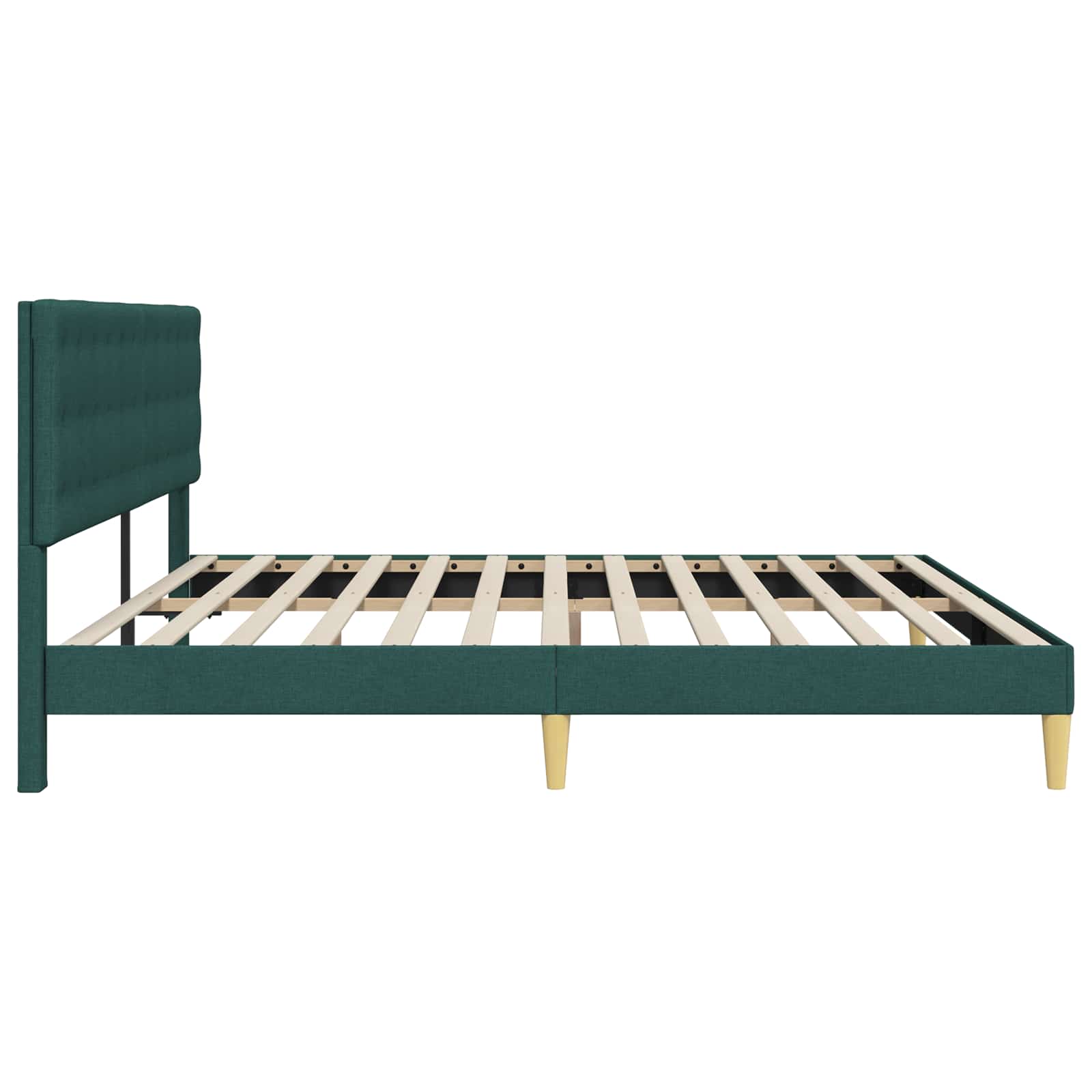Struttura del letto Verde Scuro 180 x 200 cm Tessuto | homemem39