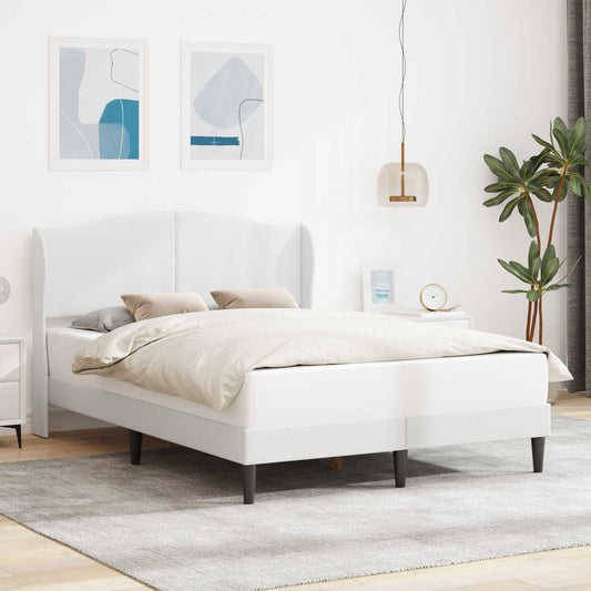 Struttura del letto con testiera Bianco 160 x 200 cm Similpelle