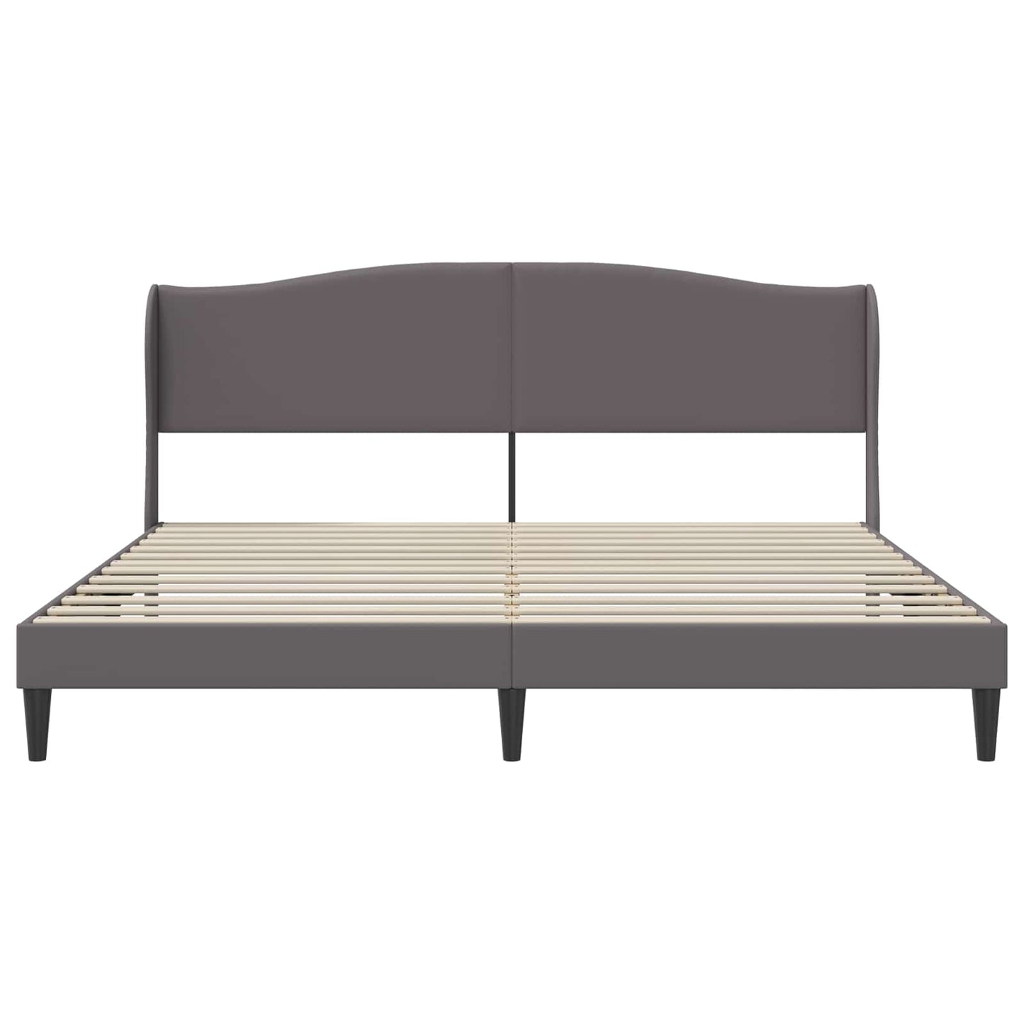 Struttura del letto con testiera Grigio 180 x 200 cm Similpelle | homemem39