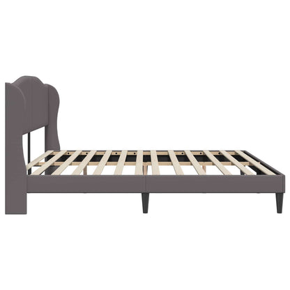 Struttura del letto con testiera Grigio 180 x 200 cm Similpelle | homemem39