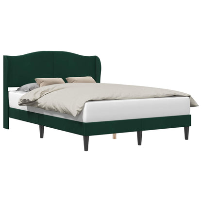 Struttura del letto Verde Scuro 120 x 190 cm Velluto | homemem39