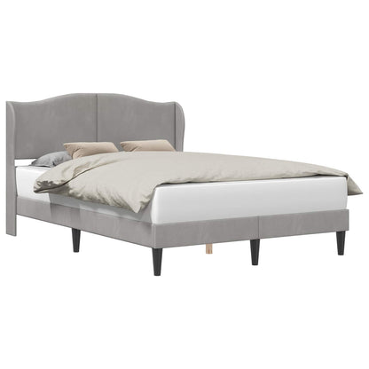 Struttura del letto Grigio Chiaro 120 x 200 cm Velluto | homemem39