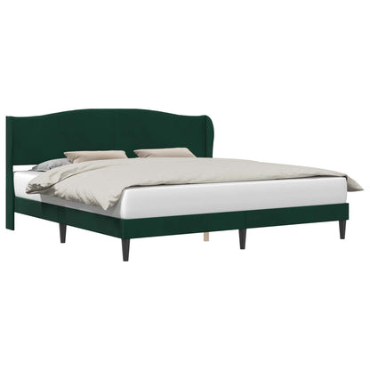 Struttura del letto Verde Scuro 180 x 200 cm Velluto | homemem39