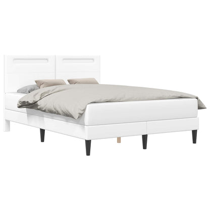 Struttura del letto con testiera Bianco 120 x 200 cm Similpelle | homemem39