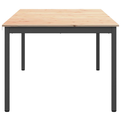 Tavolo da pranzo Naturale 200 x 100 x 75 cm Pino massello