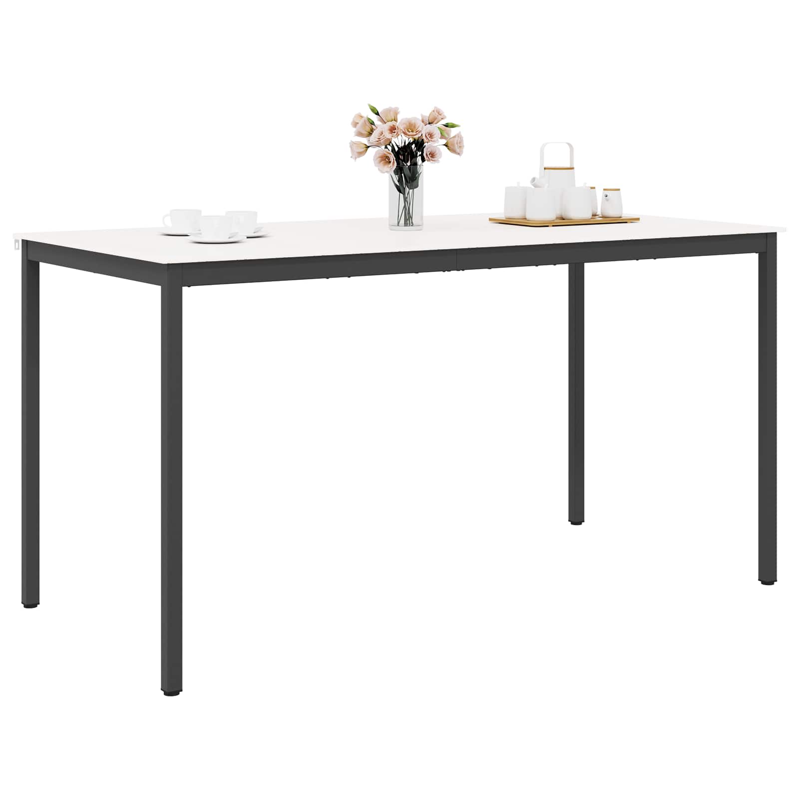 Tavolo da bar Bianco 200 x 100 x 105 cm Pino massello | homemem39
