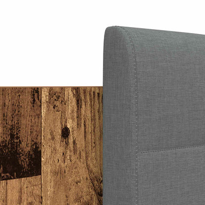 Struttura letto con testata Legno vecchio 200 x 200 cm | homemem39