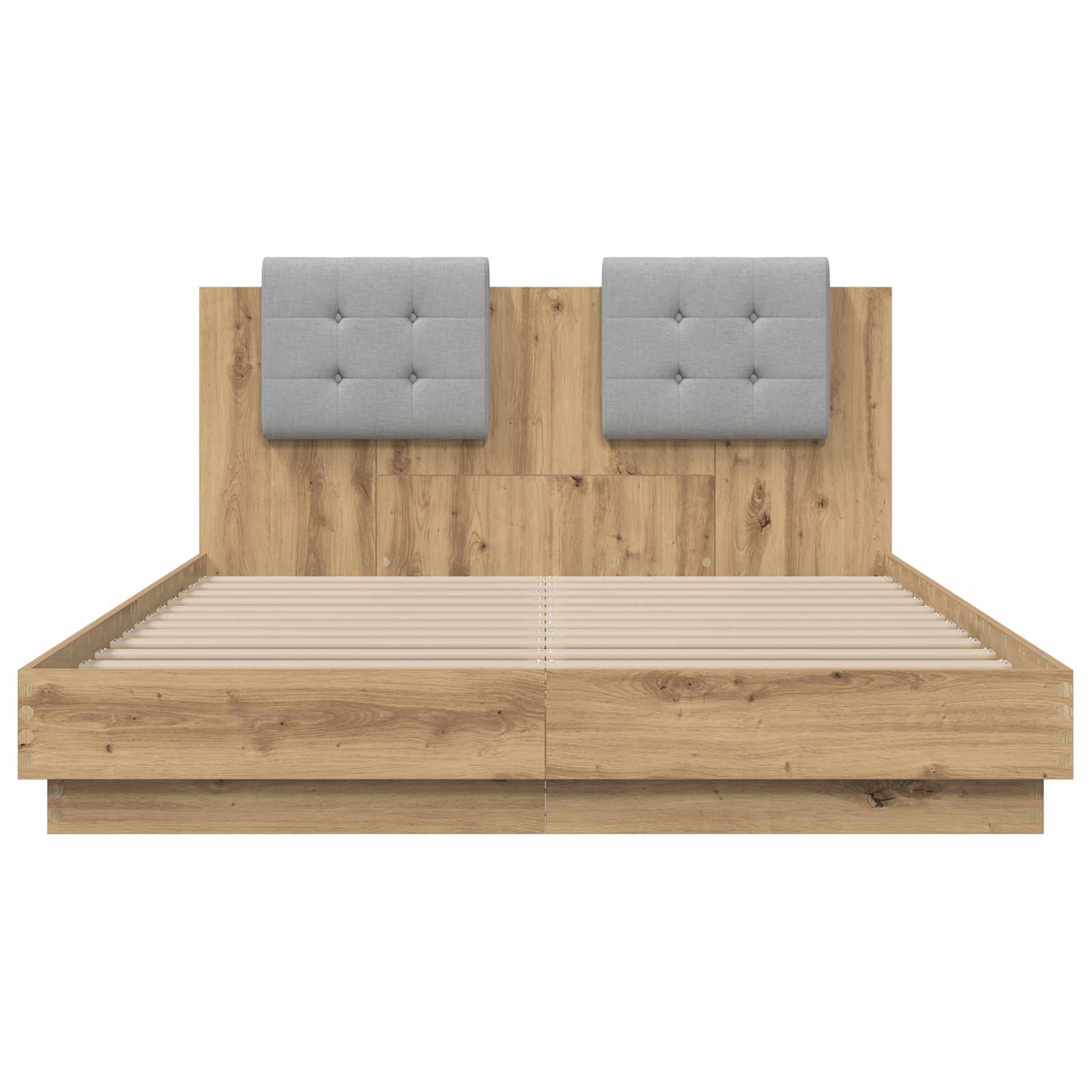 Struttura letto con testata Rovere artigianale 160 x 200 cm | homemem39