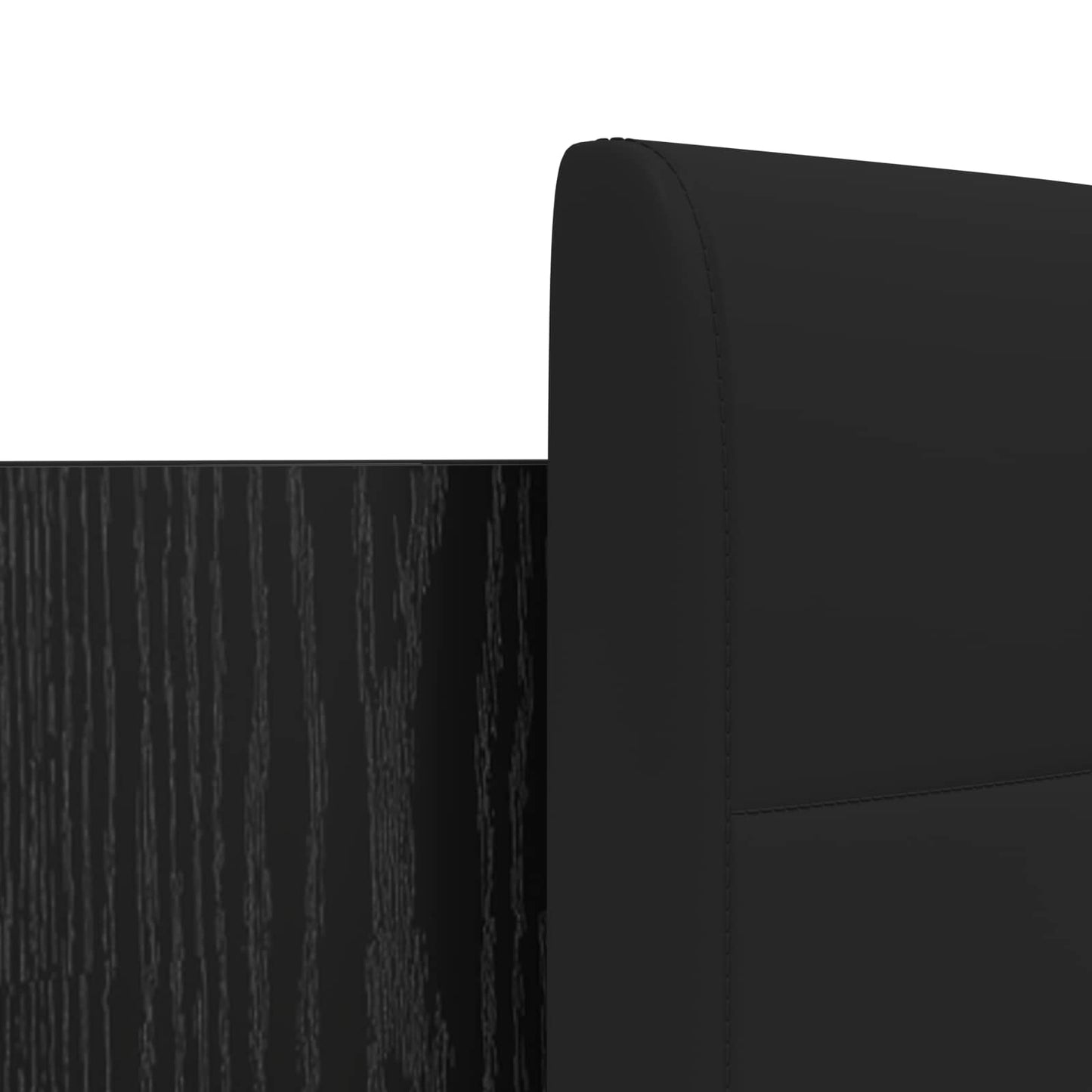 Struttura letto con testata Rovere Nero 160 x 200 cm | homemem39
