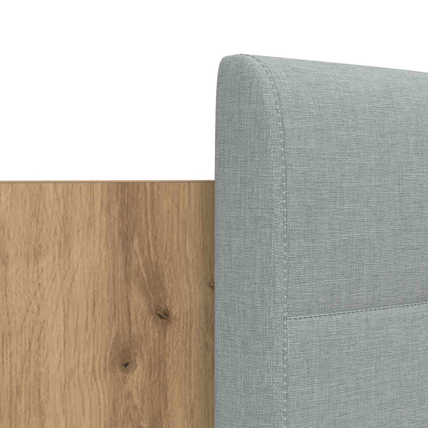 Struttura letto con testata Rovere artigianale 120 x 200 cm | homemem39