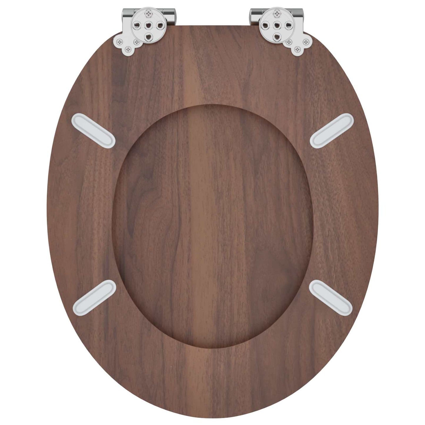 Sedile per toilette con chiusura morbida 2 pcs Marrone | homemem39
