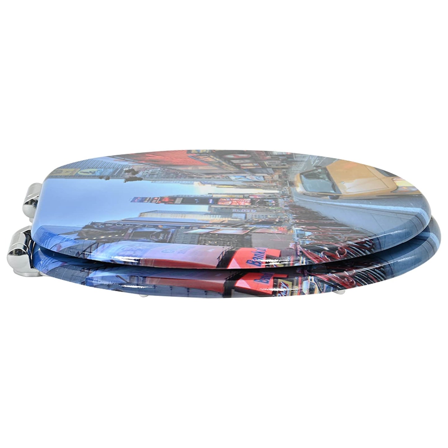 Sedile per toilette con chiusura morbida 2 pcs Multicolore | homemem39