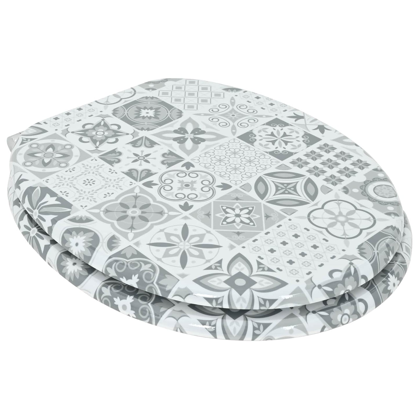 Sedile per toilette con chiusura morbida 2 pcs 44 x 38 cm | homemem39
