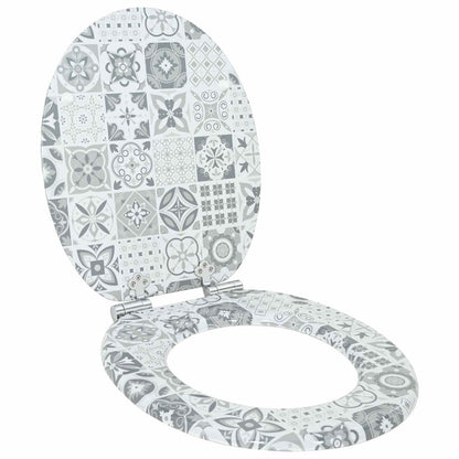 Sedile per toilette con chiusura morbida 2 pcs 44 x 38 cm | homemem39