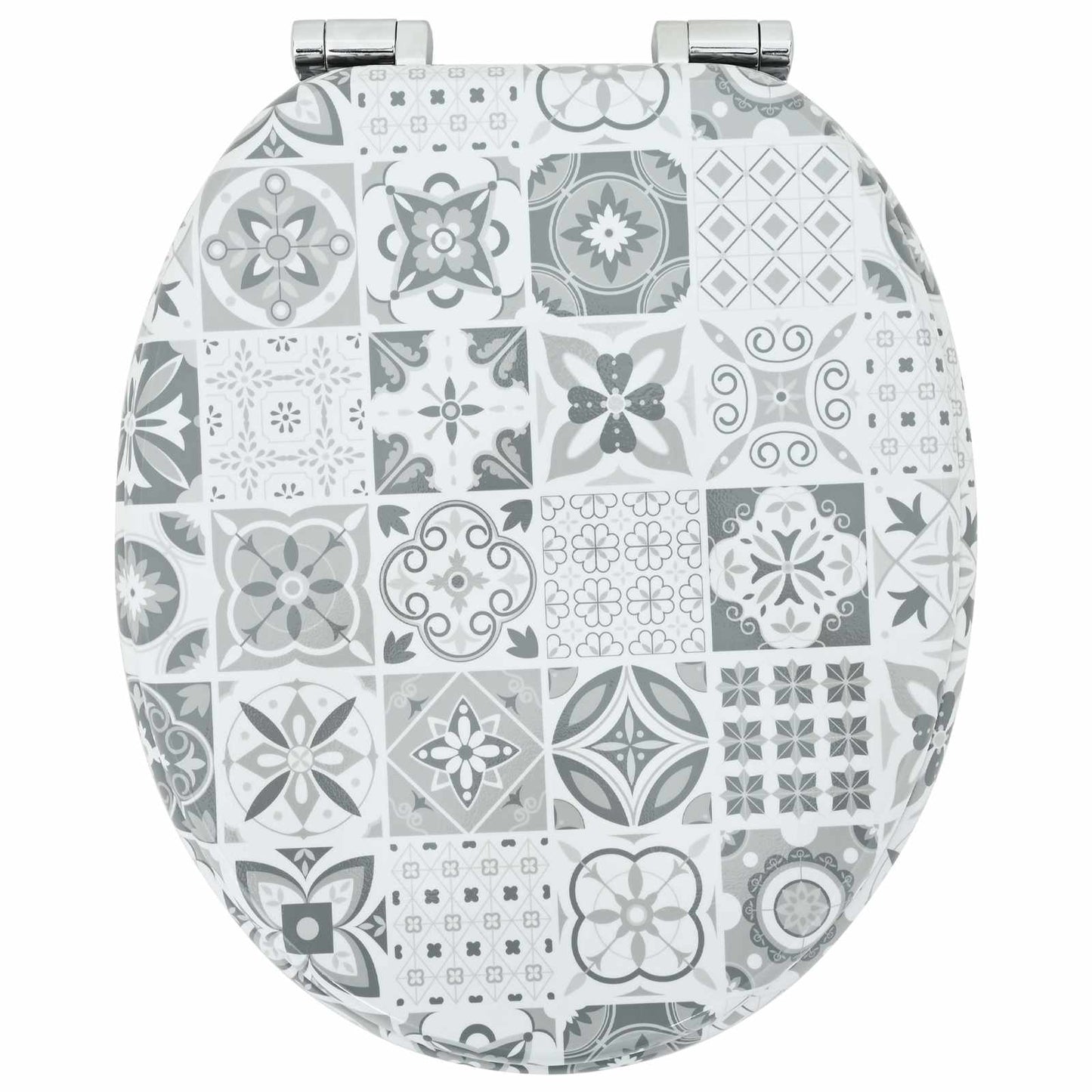 Sedile per toilette con chiusura morbida 2 pcs 44 x 38 cm