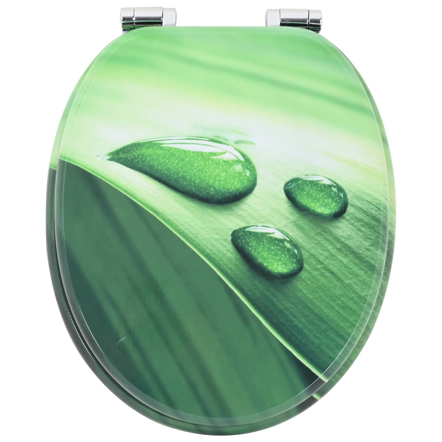 Sedile per toilette con chiusura morbida 2 pcs Goccia verde