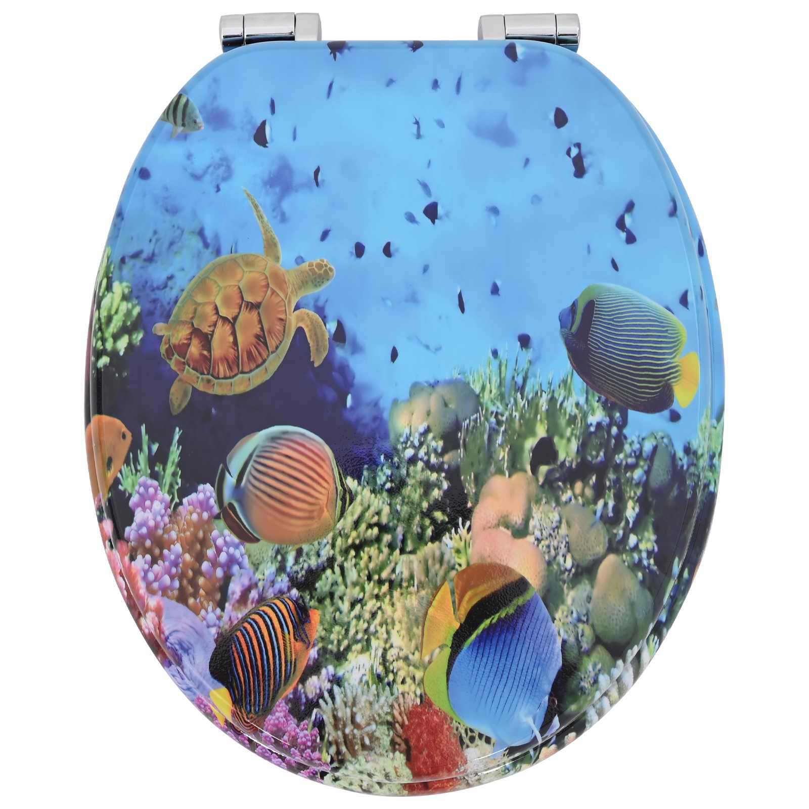 Sedile per toilette con chiusura morbida 2 pcs 44 x 38 cm | homemem39