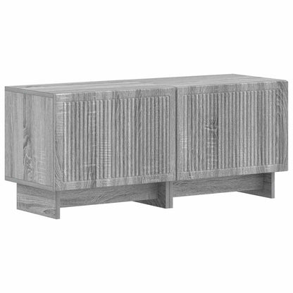Mobile TV LED a 5 pezzi Sonoma grigio Legno ingegnerizzato