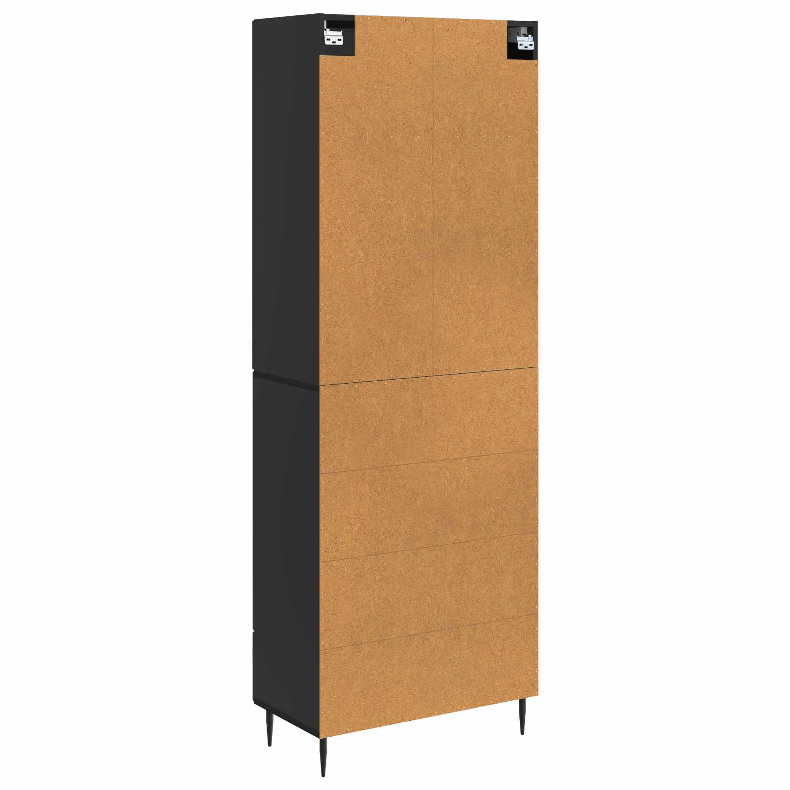 Set di armadi 2 pcs Nero 66 x 34,5 x 90 cm Legno ingegnerizzato | homemem39