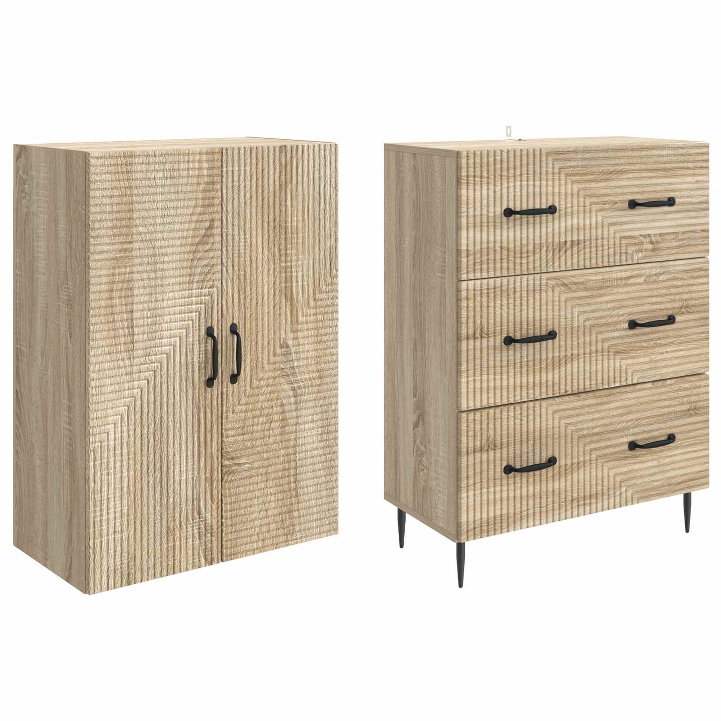 Set di armadi 2 pcs Rovere Sonoma 66 x 34,5 x 90 cm | homemem39