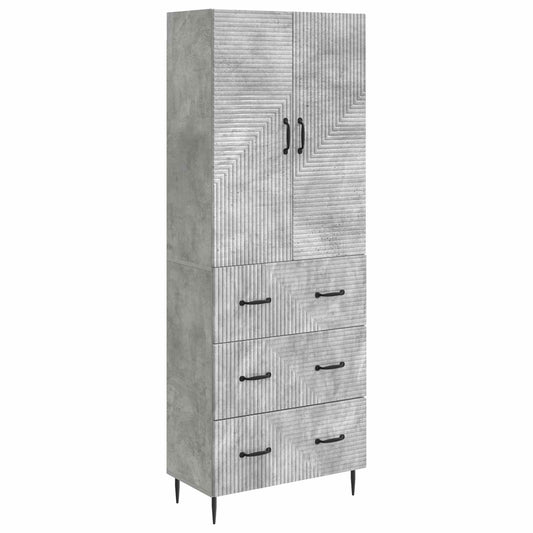 Set di armadi 2 pcs Grigio Cemento 66 x 34,5 x 90 cm | homemem39