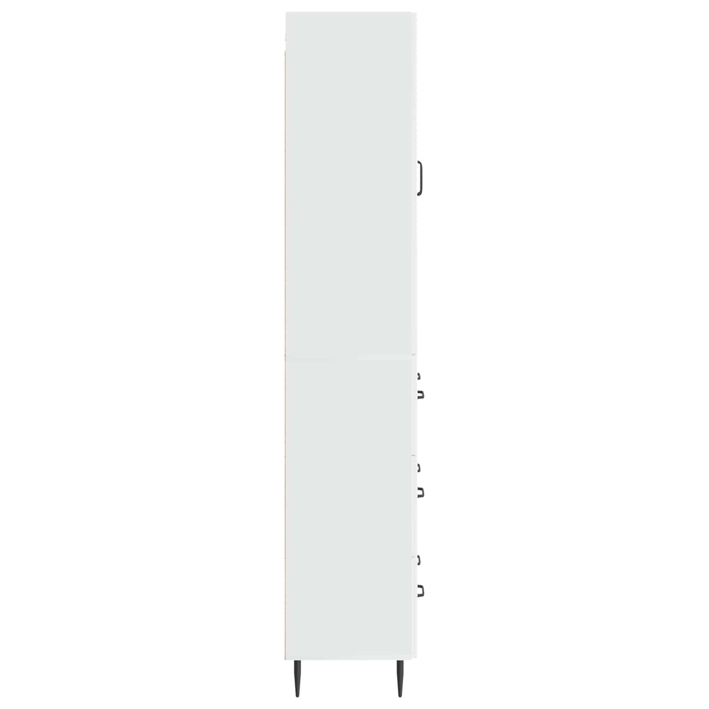 Set di armadi 2 pcs Bianco Lucido 66 x 34,5 x 90 cm | homemem39
