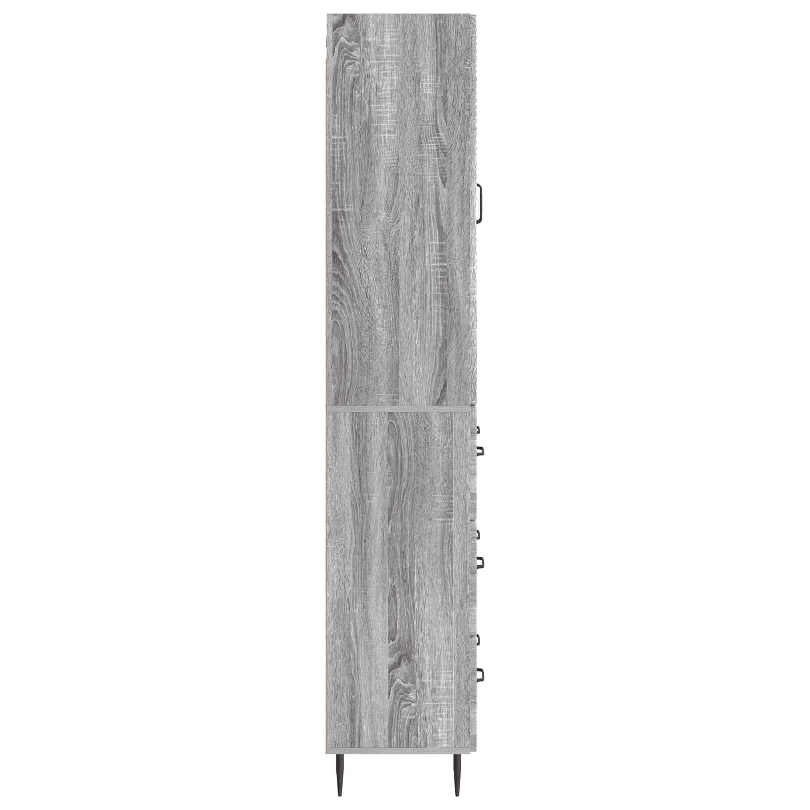 Set di armadi 2 pcs Sonoma grigio 66 x 34,5 x 90 cm | homemem39