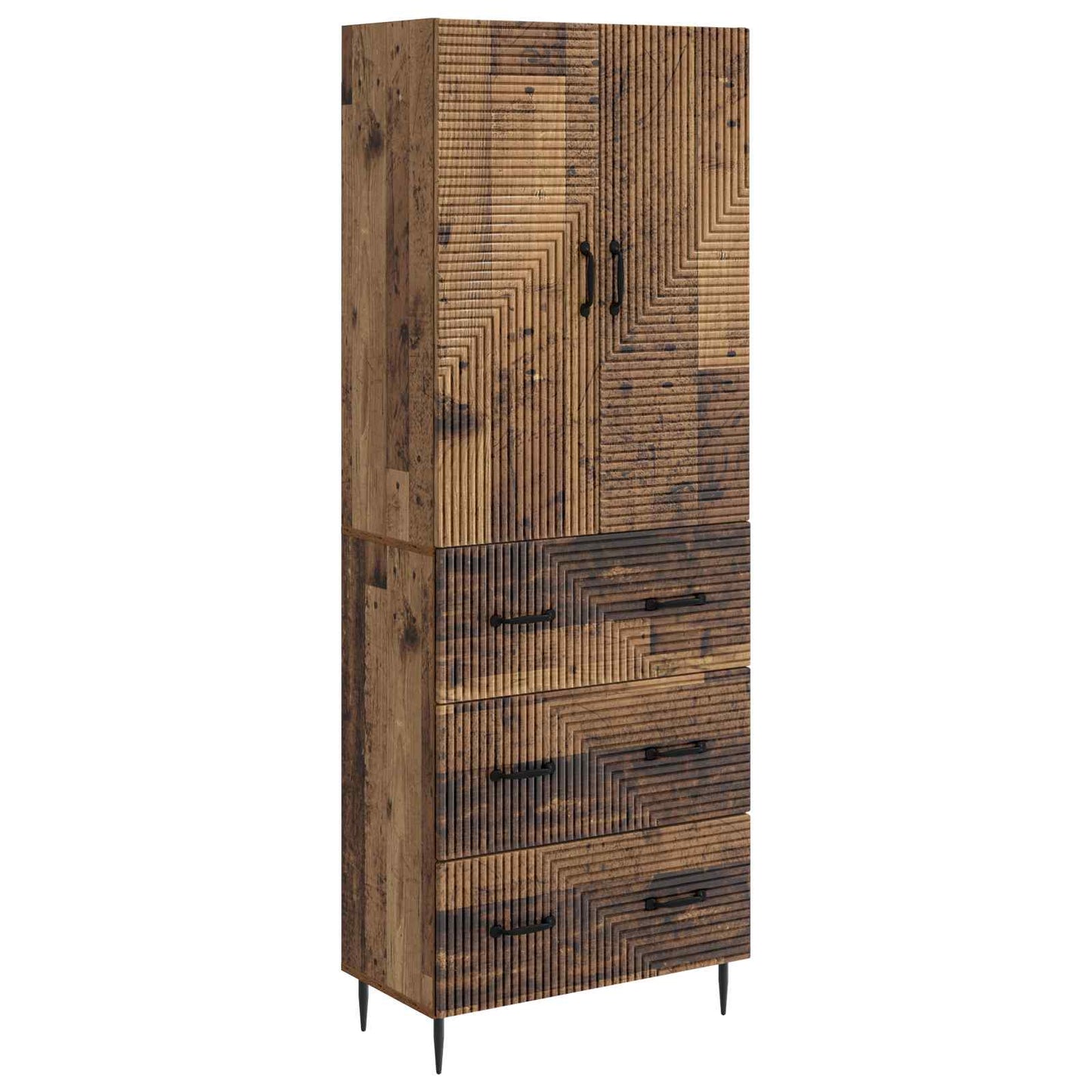 Set di armadi 2 pcs Legno antico 66 x 34,5 x 90 cm | homemem39