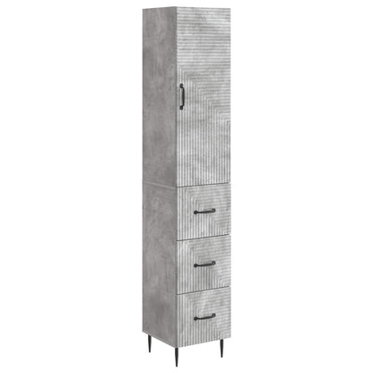 Set di armadi 2 pcs Grigio Cemento 33 x 34,5 x 90 cm | homemem39