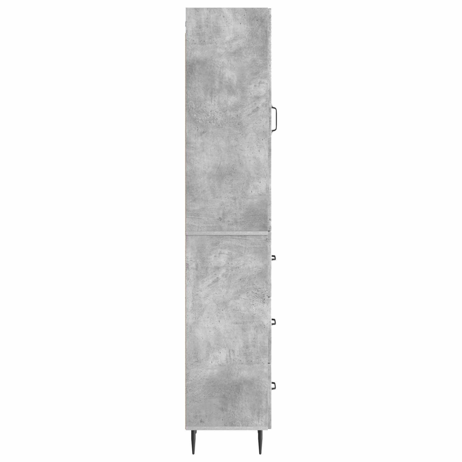 Set di armadi 2 pcs Grigio Cemento 33 x 34,5 x 90 cm | homemem39