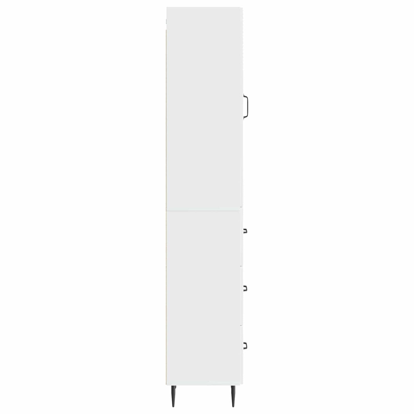 Set di armadi 2 pcs Bianco Lucido 33 x 34,5 x 90 cm | homemem39