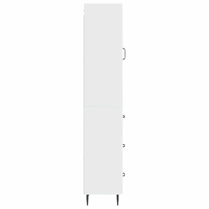 Set di armadi 2 pcs Bianco Lucido 33 x 34,5 x 90 cm | homemem39