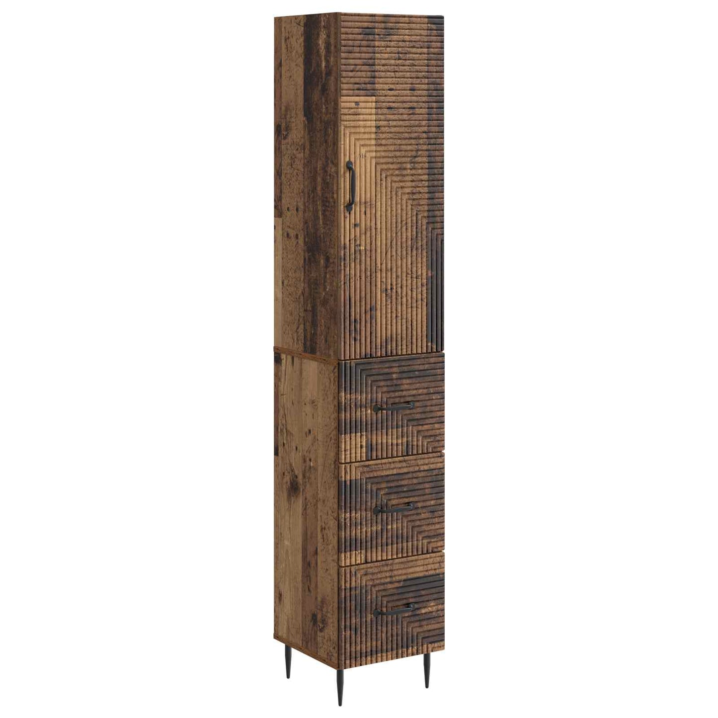 Set di armadi 2 pcs Legno antico 33 x 34,5 x 90 cm | homemem39