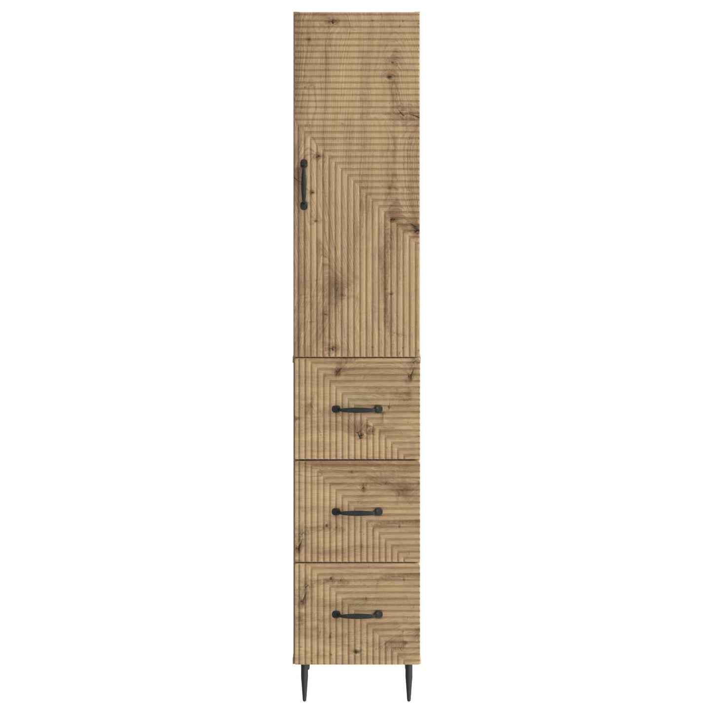 Set di armadi 2 pcs Rovere Artigianale 33 x 34,5 x 90 cm | homemem39