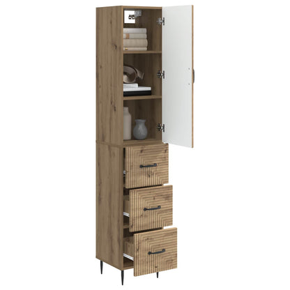 Set di armadi 2 pcs Rovere Artigianale 33 x 34,5 x 90 cm | homemem39