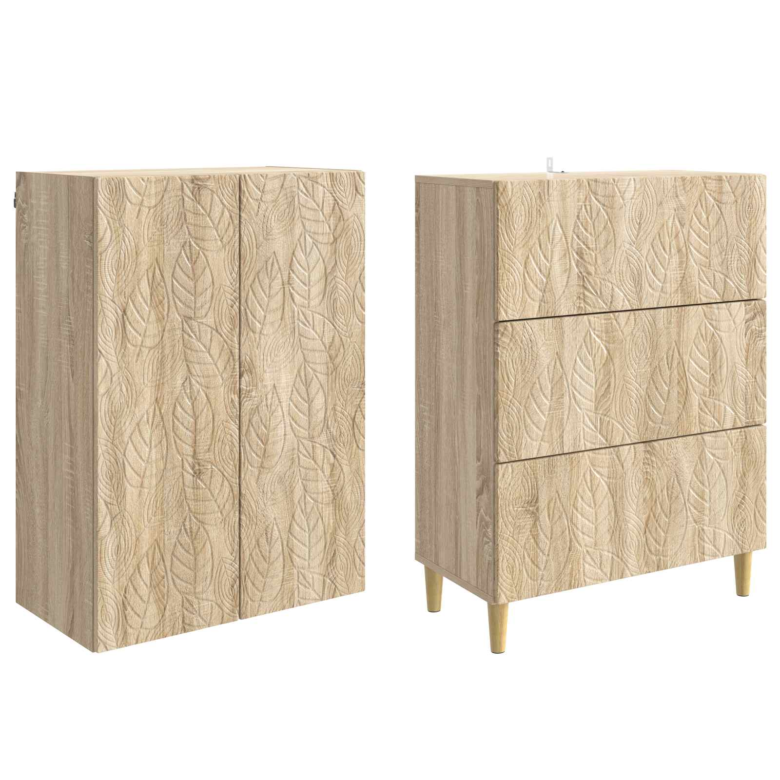 Set di armadi 2 pcs Rovere Sonoma 66 x 34,5 x 90 cm | homemem39
