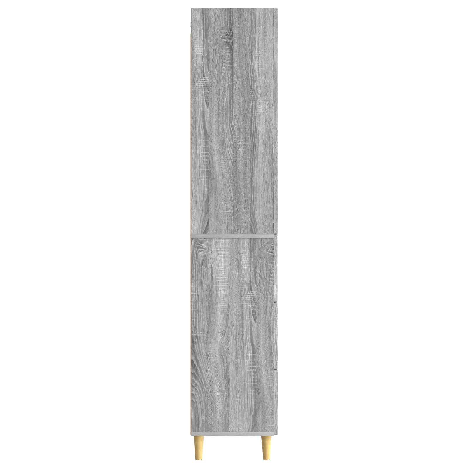 Set di armadi 2 pcs Sonoma grigio 66 x 34,5 x 90 cm | homemem39