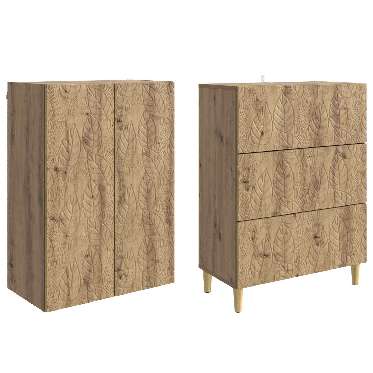 Set di armadi 2 pcs Rovere Artigianale 66 x 34,5 x 90 cm | homemem39