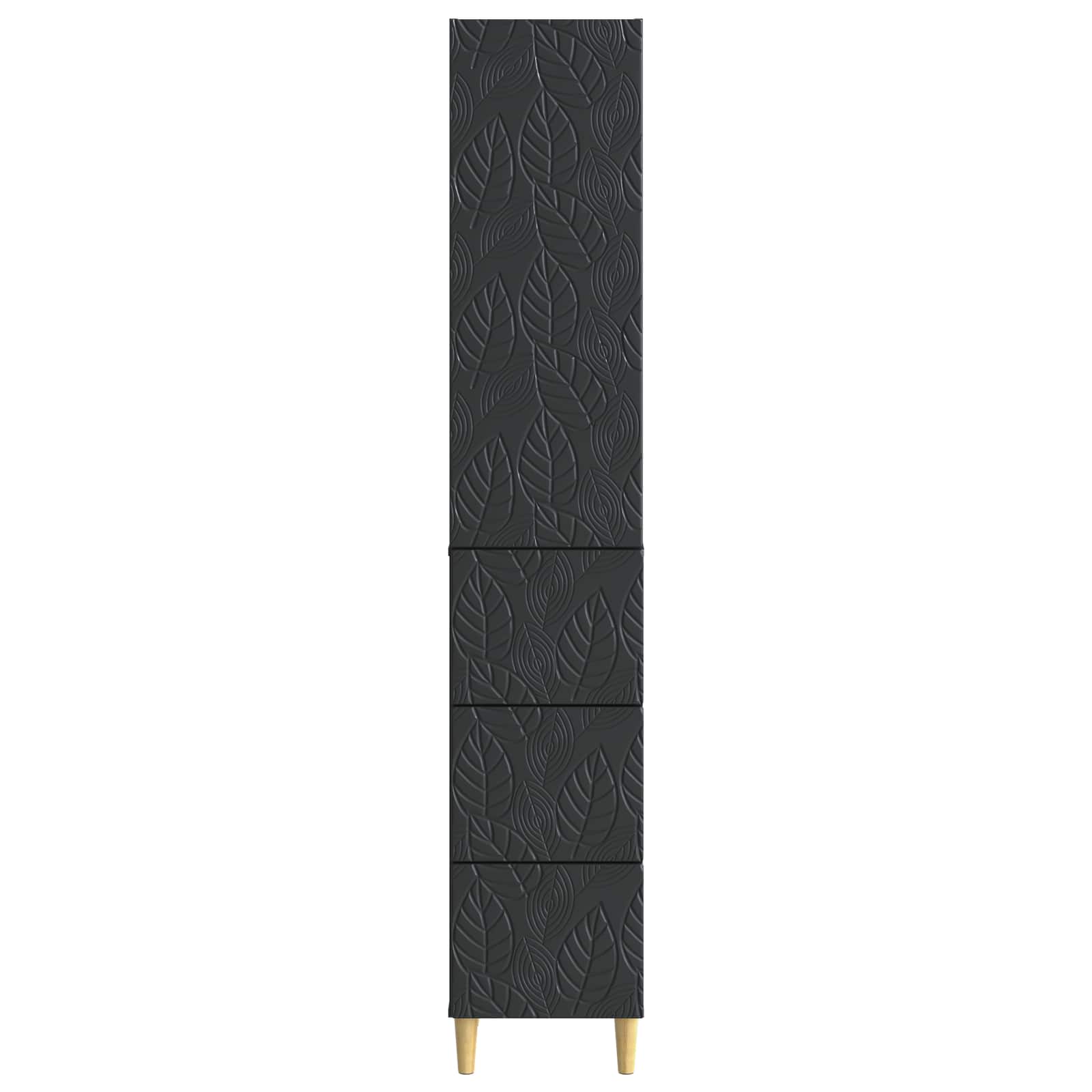 Set di armadi 2 pcs Nero 33 x 34,5 x 90 cm Legno ingegnerizzato | homemem39