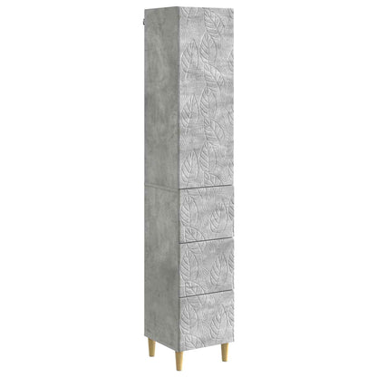 Set di armadi 2 pcs Grigio Cemento 33 x 34,5 x 90 cm | homemem39