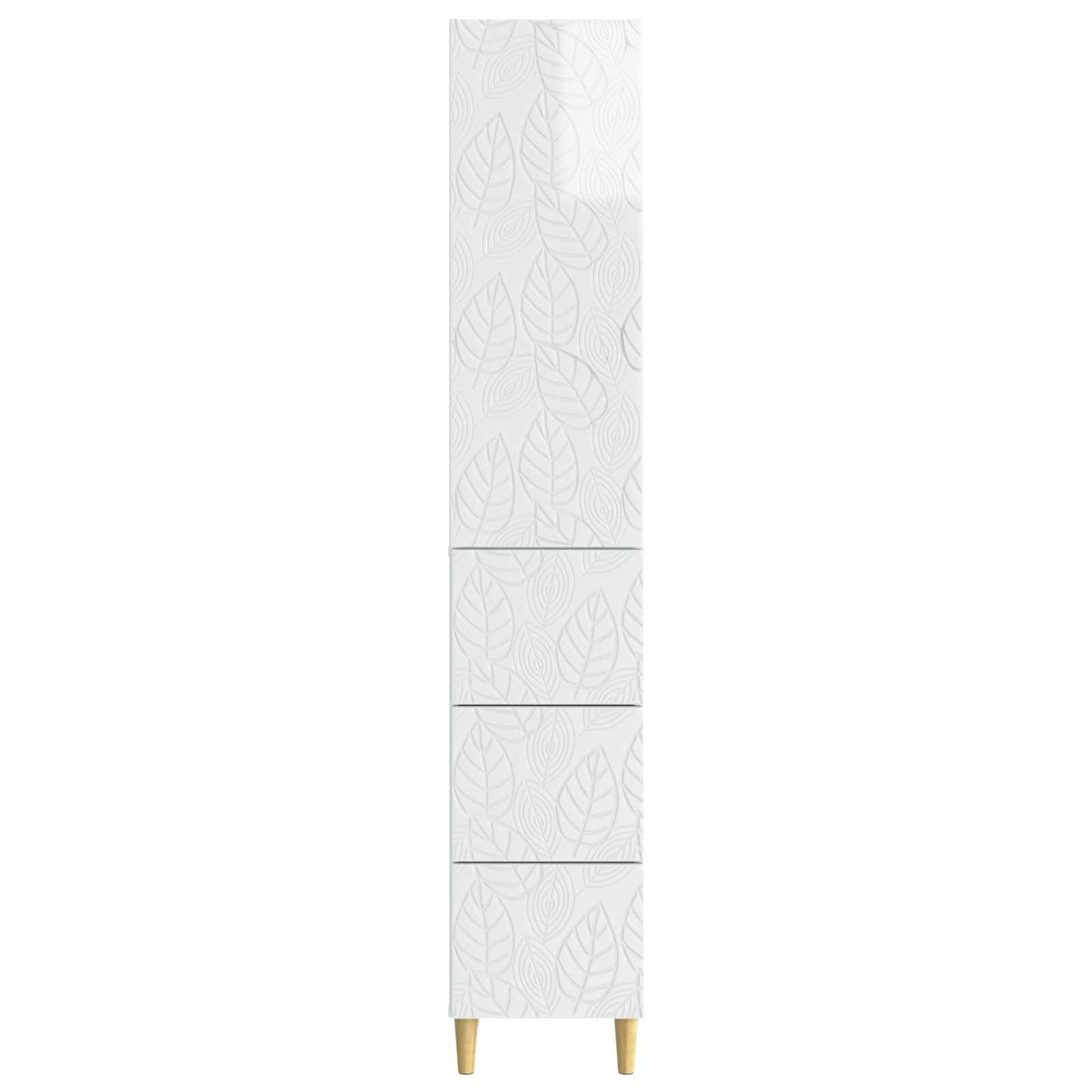 Set di armadi 2 pcs Bianco Lucido 33 x 34,5 x 90 cm | homemem39
