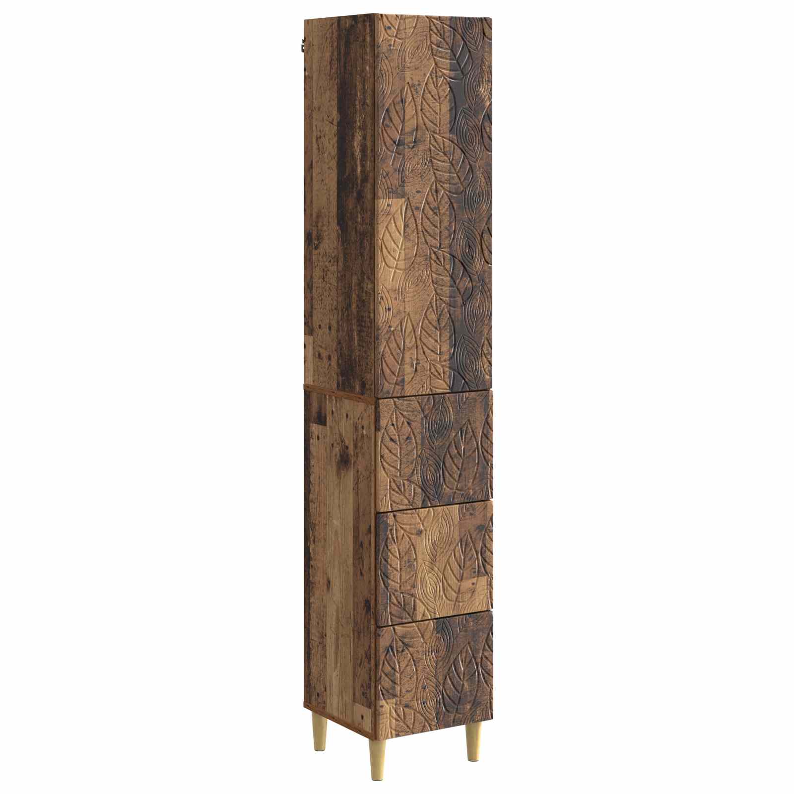 Set di armadi 2 pcs Legno antico 33 x 34,5 x 90 cm | homemem39