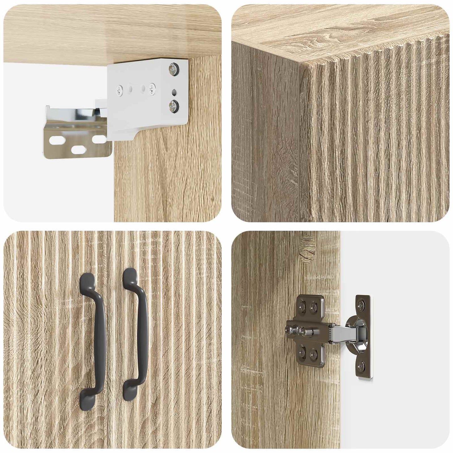 Set di armadi 2 pcs Rovere Sonoma 66 x 34,5 x 87 cm | homemem39