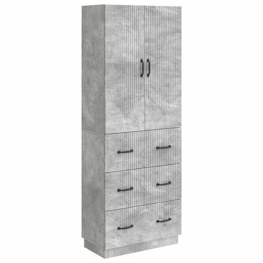 Set di armadi 2 pcs Grigio Cemento 66 x 34,5 x 87 cm | homemem39