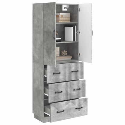 Set di armadi 2 pcs Grigio Cemento 66 x 34,5 x 87 cm | homemem39