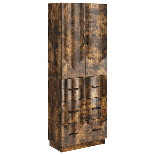 Set di armadi 2 pcs Rovere Fumo 66 x 34,5 x 87 cm | homemem39