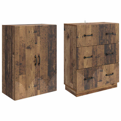 Set di armadi 2 pcs Legno antico 66 x 34,5 x 87 cm | homemem39