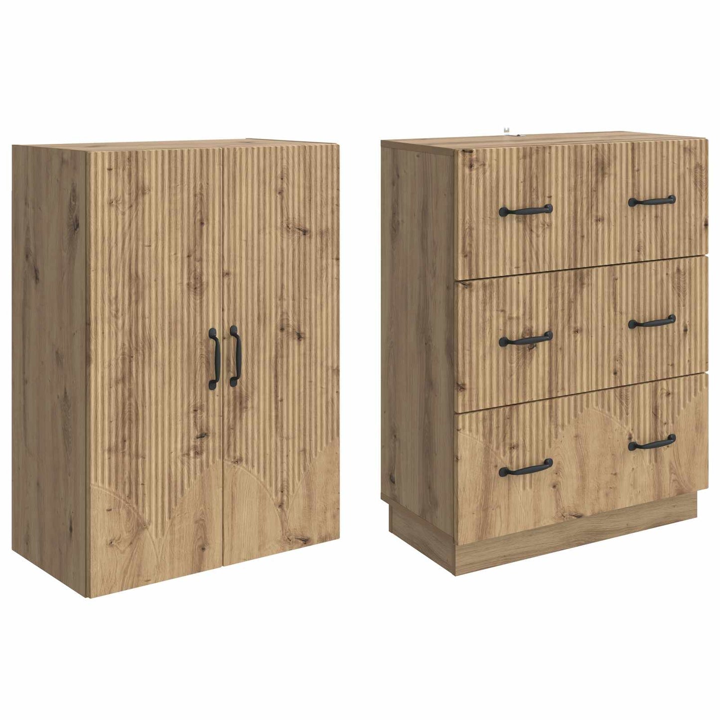 Set di armadi 2 pcs Rovere Artigianale 66 x 34,5 x 87 cm | homemem39